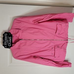 Chico's Pink Jacket Size 1 (M/8) Zip Up